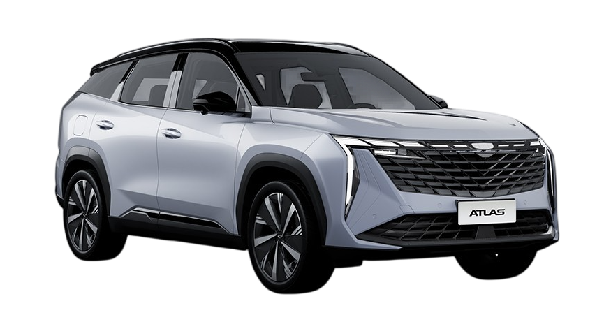 Geely Atlas в цвете Orion Silver