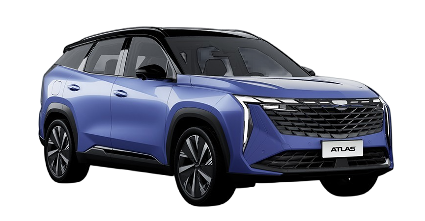 Geely Atlas в цвете Starry Blue
