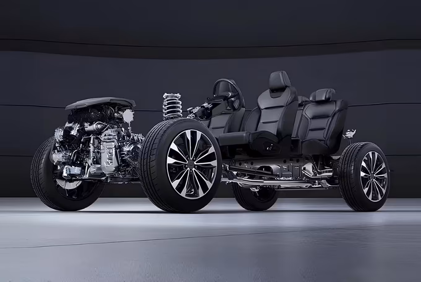 Архитектура Geely Tugella